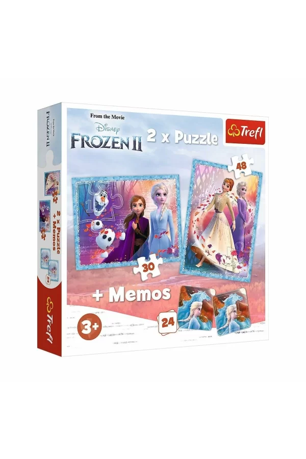 Puzzle-90814 2ın1 Frozen Iı Çocuk Puzzle