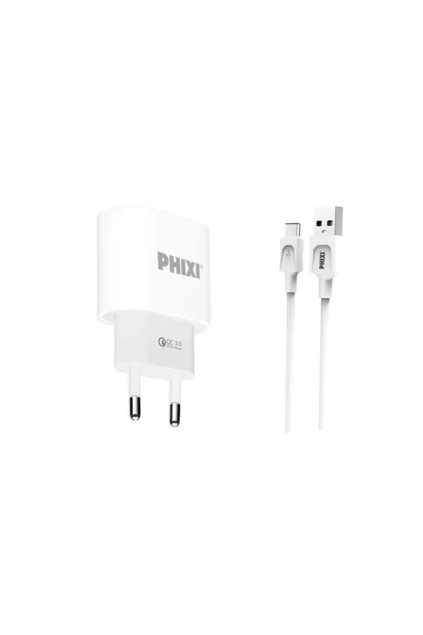 Qch271t Force Akım Korumalı 15w / 3a Qualcomm 3.0 Type-c Usb Kablolu Şarj Cihazı