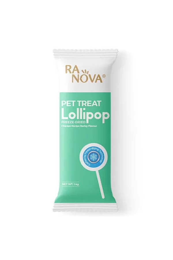 Ranova Arpa Otu Aromalı Dondurularak Kurutulmuş Kedi Ödülü Lolipop 1.4 Gr