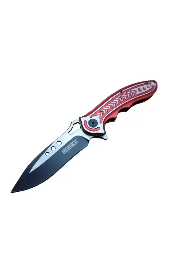 Rd T60a Kamp Çakı 20 Cm - Kırmızı Sap, Otomatik, Kemerlikli