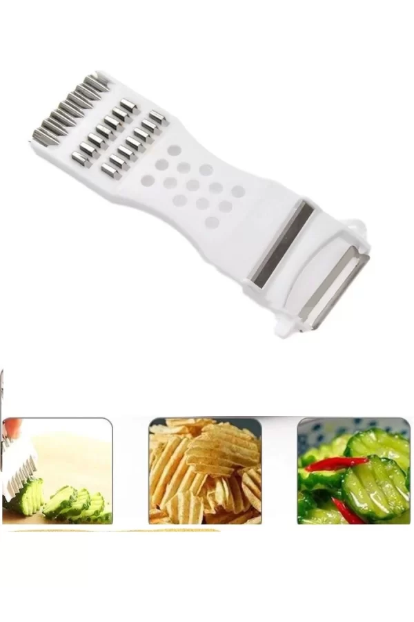 Rende Soyacak 5 Fonksiyonlu Sebze Meyve Soyucu Patates Havuç Salatalık Zencefil Doğrayıcı