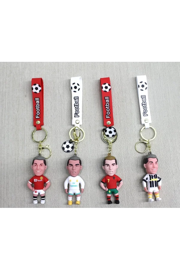 Ronaldo Silikon Anahtarlık