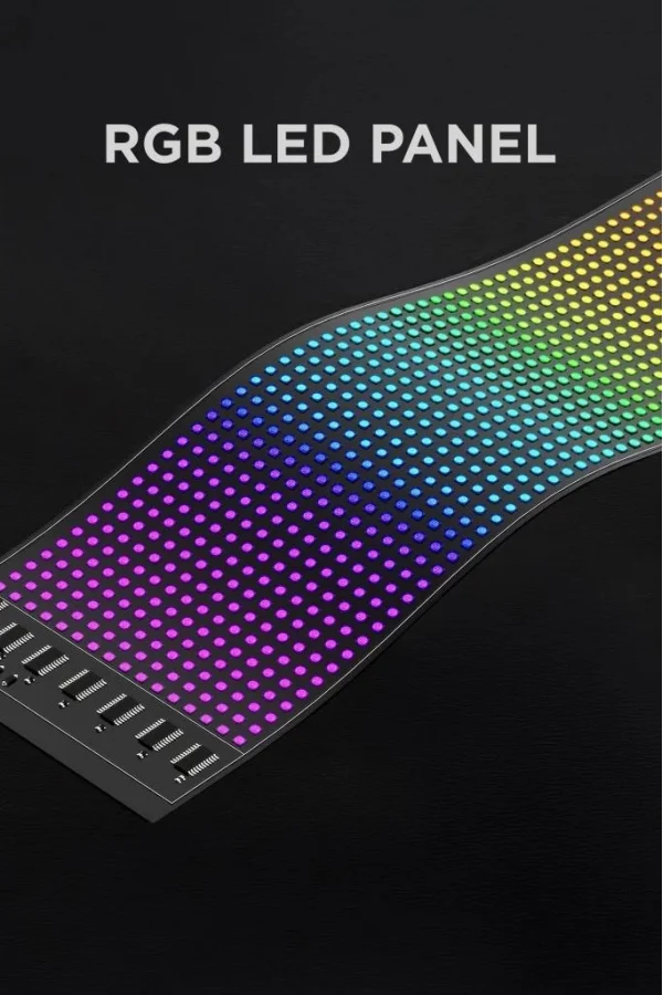 Rp1259 Led Matrix Panel 16x96cm Telefon Kontrollü Kayar Led Animasyon Aydınlatma