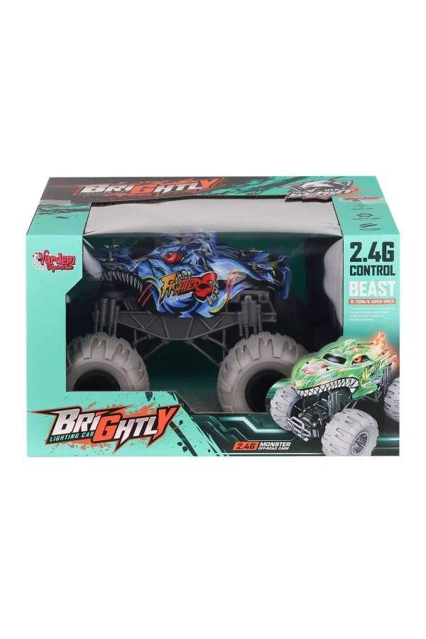 RQ-3045-46-47 Kumandalı Şarjlı Işıklı Off Road Canavar Araba -vardem
