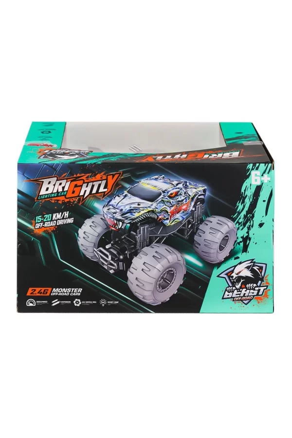 RQ-3045-46-47 Kumandalı Şarjlı Işıklı Off Road Canavar Araba -vardem