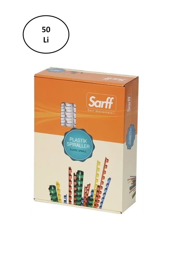 Sarff 4:1 32 Mm Helezon Spiral 50 Li Şeffaf Tel