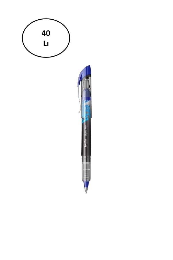 Scrikss Lp 68 Liquid Pen Mavi 40lı