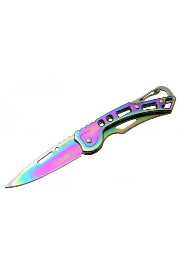 Sdr-3x Gökkuşağı Metal Çakı 15,5 Cm Manuel, Kemerlikli