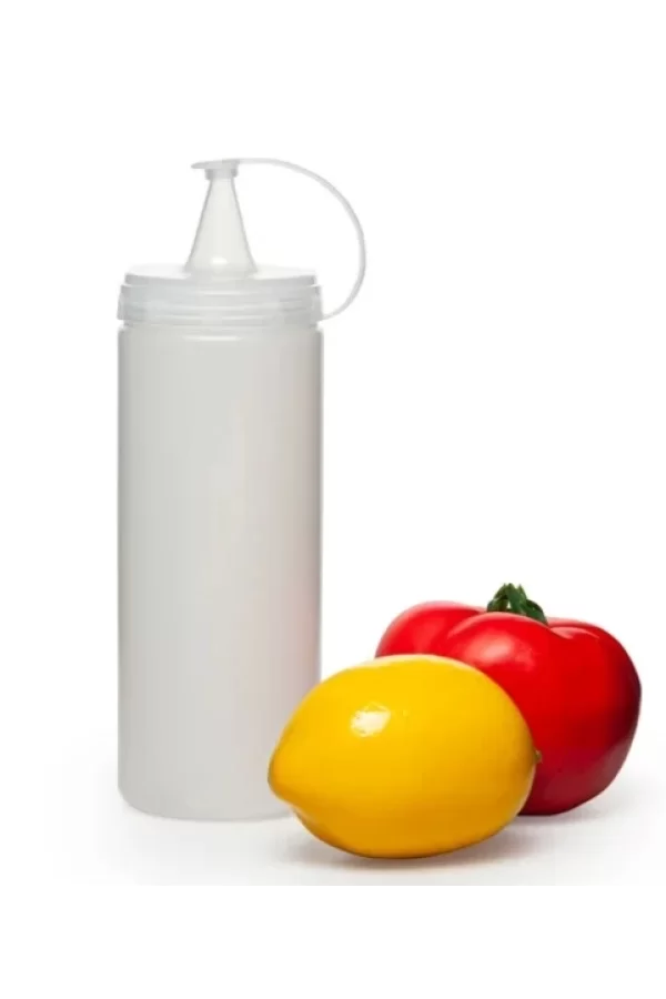 Şeffaf Sos Şişesi - 1000ml Dev Boy