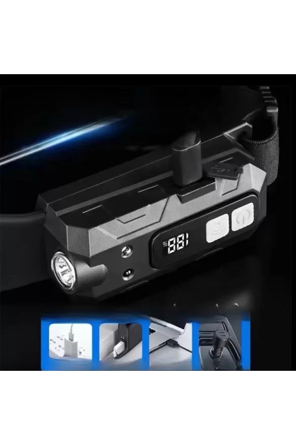 Sensörlü Cob Xpg Led Kafa Lambası  Wt-066