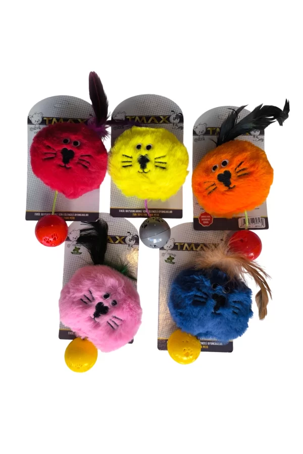 Sesli Catnipli Peluş Kedi Köpek Oyuncağı Çeşitli Renklerde 15 cm