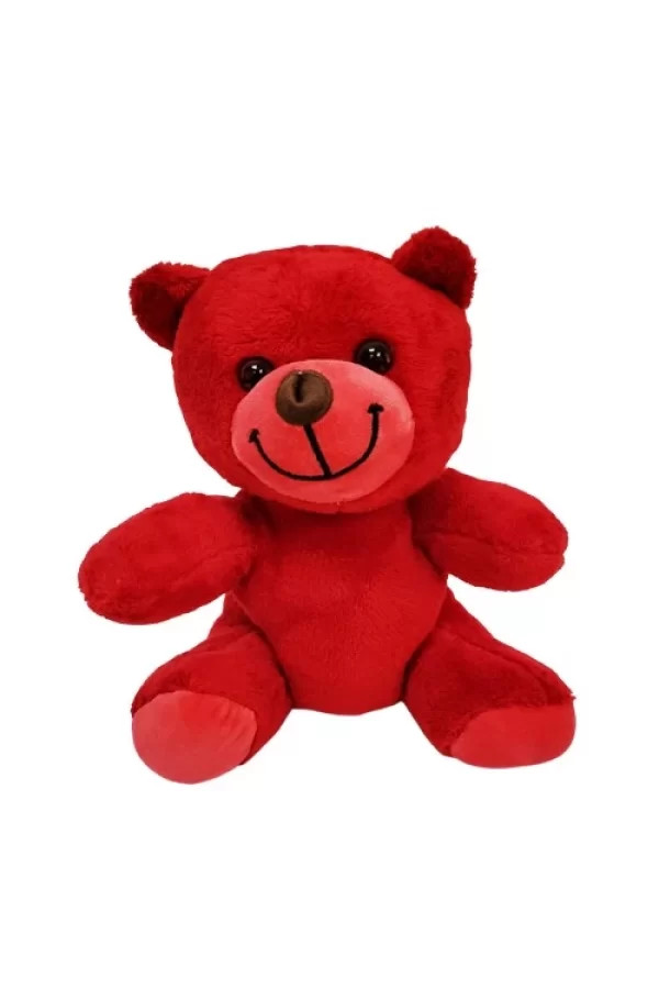 Sevimli Kırmızı Oyuncak Peluş Ayıcık