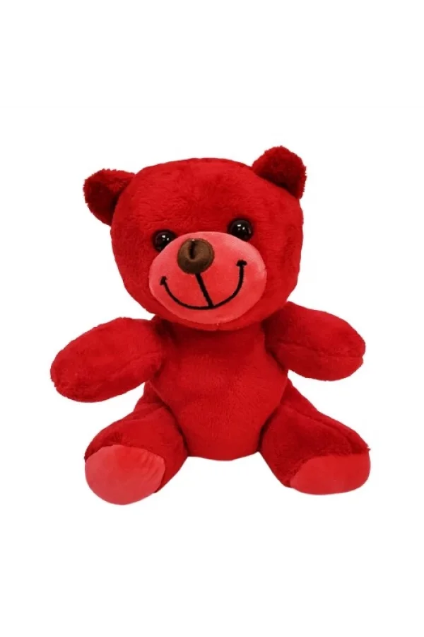 Sevimli Kırmızı Oyuncak Peluş Ayıcık
