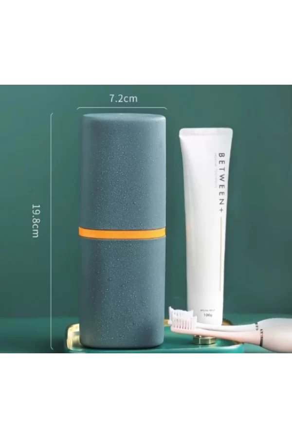 Seyahat Tipi Diş Fırçası ve Macun Saklama Kabı