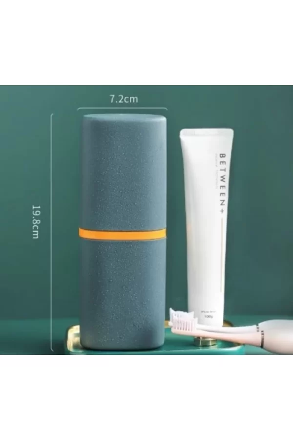 Seyahat Tipi Diş Fırçası ve Macun Saklama Kabı