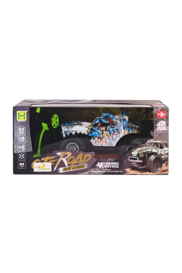 Sh091-503b Kumandalı Şarjlı Off Road Canavar Rock Climber 4x4 -limon Oyuncak