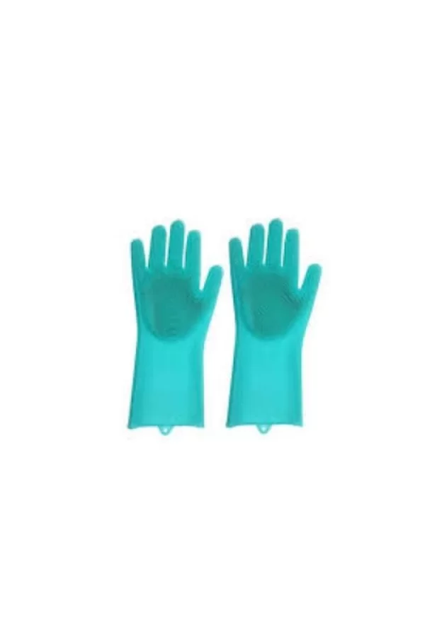 Sihirli Isıya Dayanıklı Silikon Çok Amaçlı Bulaşık Eldiven Fırçası Magic Gloves