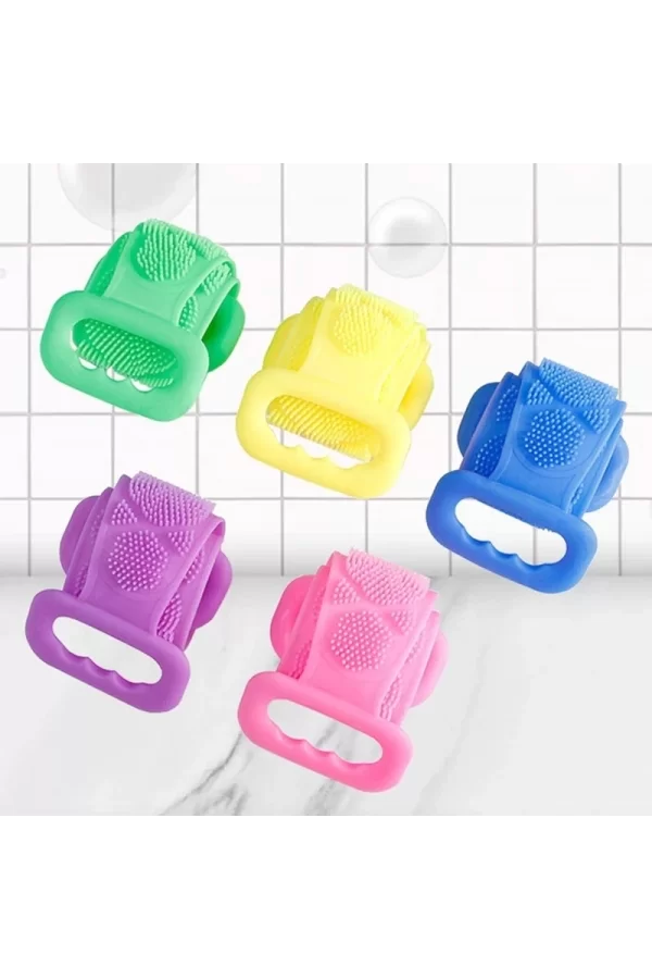 Silikon Çift Taraflı Banyo Kesesi