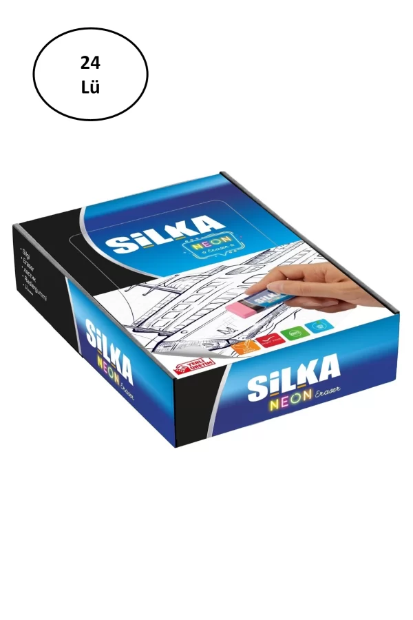 Silka Art.3 Neon Silgi 24lü Paket