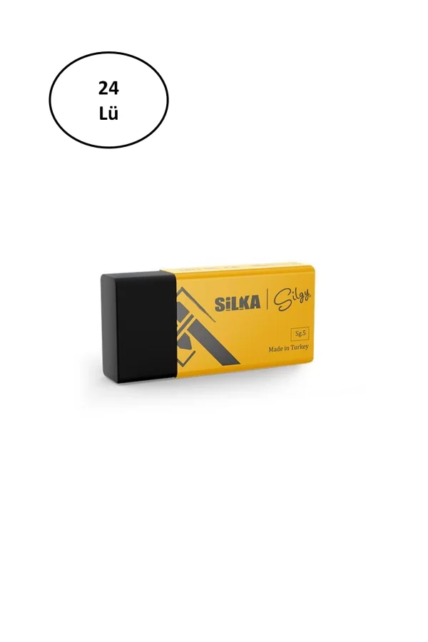 Silka Black Rock Orta Boy Silgi 24lü
