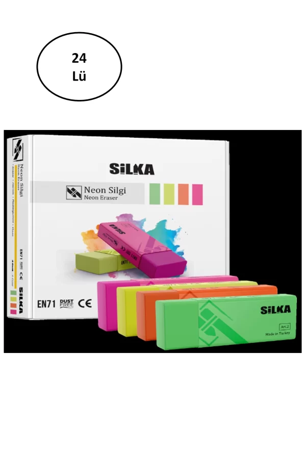Silka Neon Silgi 24lü