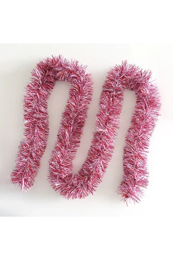Simli Parti Süsü 2 Metre Pembe