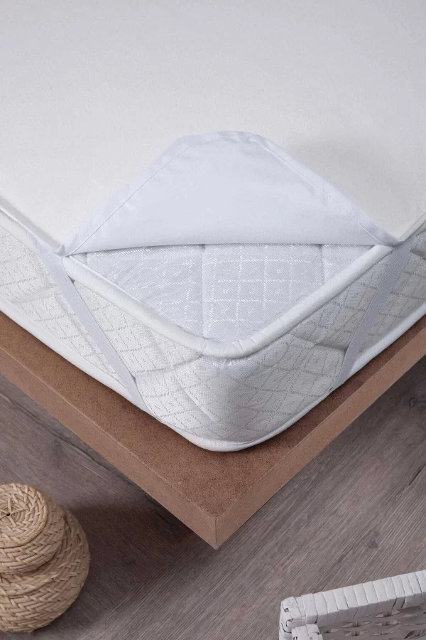 Sıvı Geçirmez Lastikli Bebek Yatak Koruyucu Alez 60x120 cm Alez