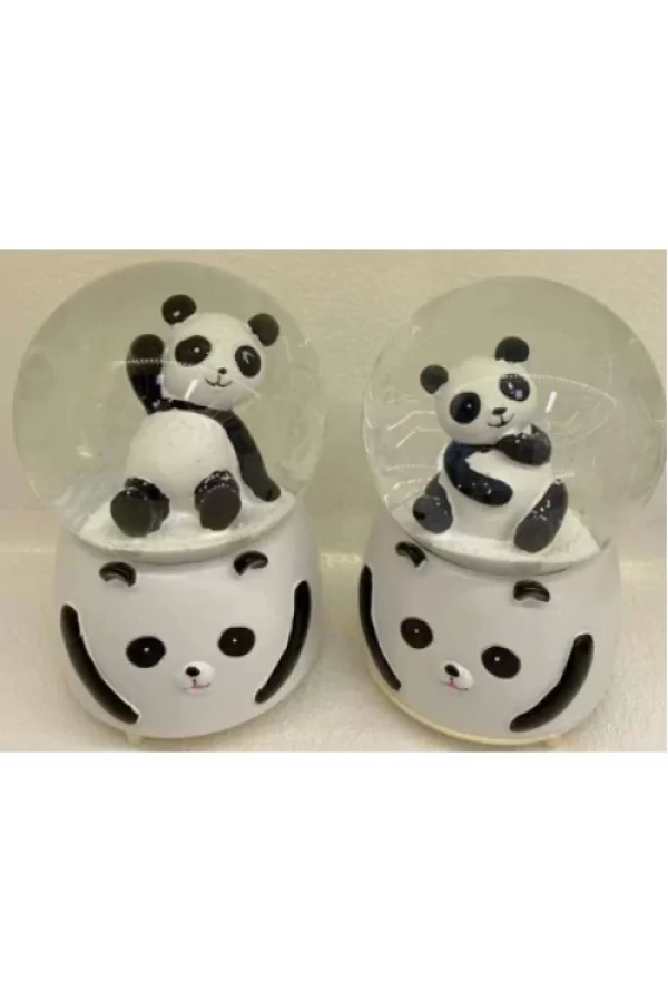 Siyah-Beyaz Panda Kar Küresi Büyük Boy