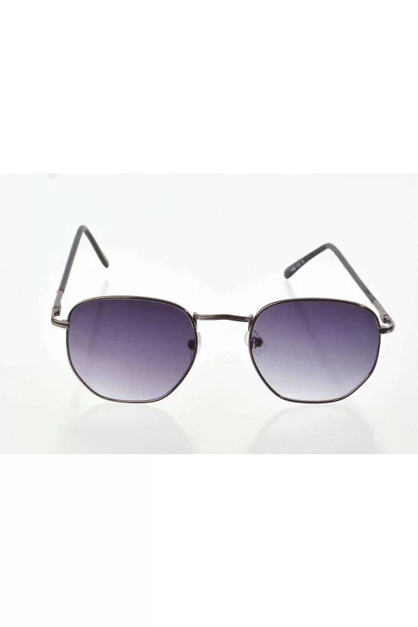 Siyah Metal Çerçeve Cat Eye Güneş Gözlüğü - Moda Gözlük