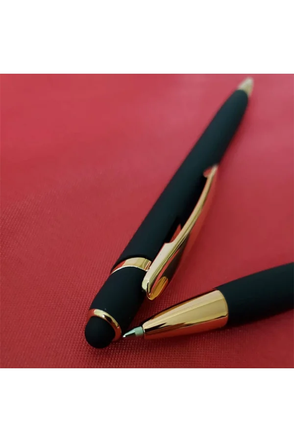 Siyah Tükenmez Rubber Kalem Touchpen