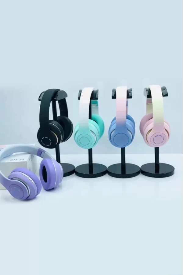 Sn-36 On-ear Kafa Üstü Kablosuz  Kulaklık Bluetooth 5.1  Blue