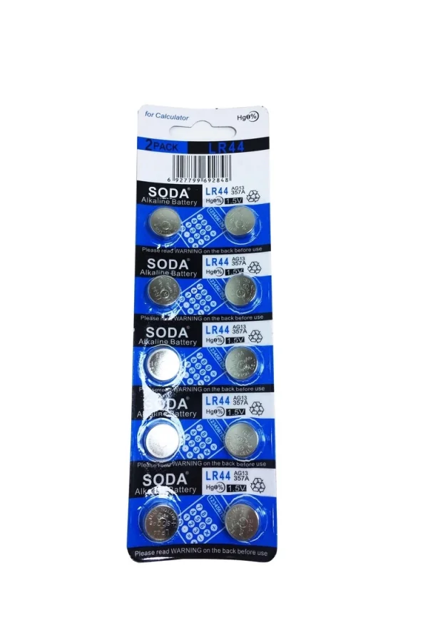 Soda Ag13 Lr44/357 Alkalin 10lu Düğme Pil