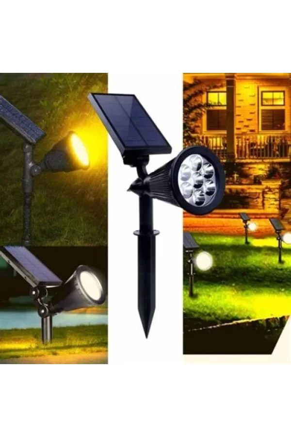 Solar 7W Kazıklı Bahçe Armatürü Gün Işığı