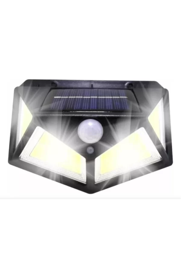 Solar Hareket Sensörlü Duvar Lambası 100 Led