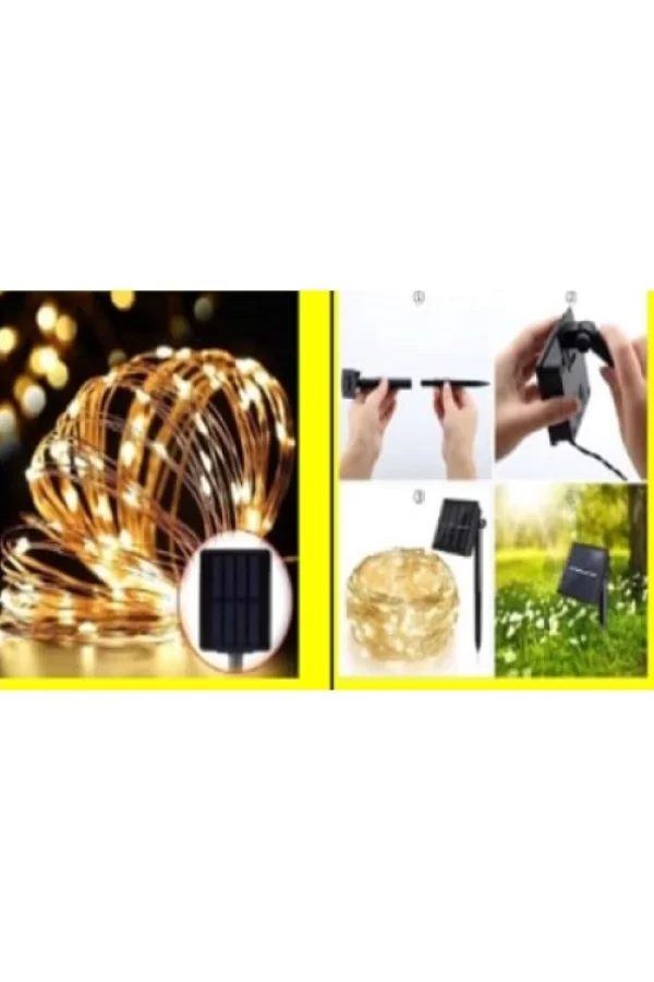 SOLAR Peri Led 20m 200 Led Gün Işığı