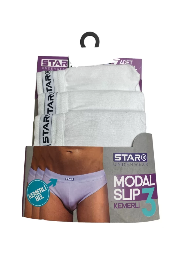 Star 109 Erkek 3lü Modal Slip