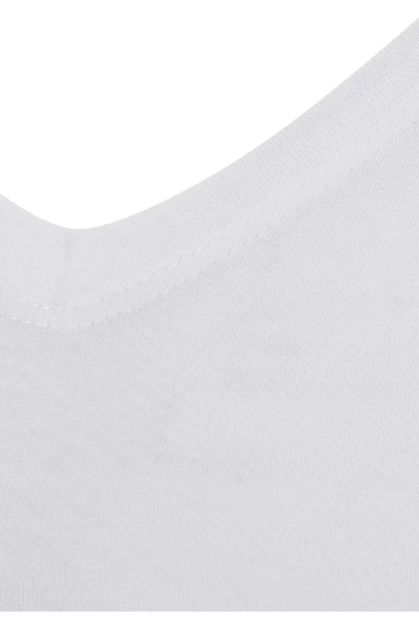 Star 206 Modal Yarım Kol V-Yaka T-Shirt Atlet