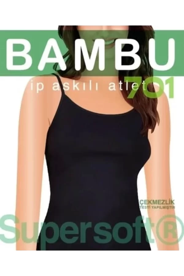 Star 701 Kadın  Bambu İp Askılı  Atlet