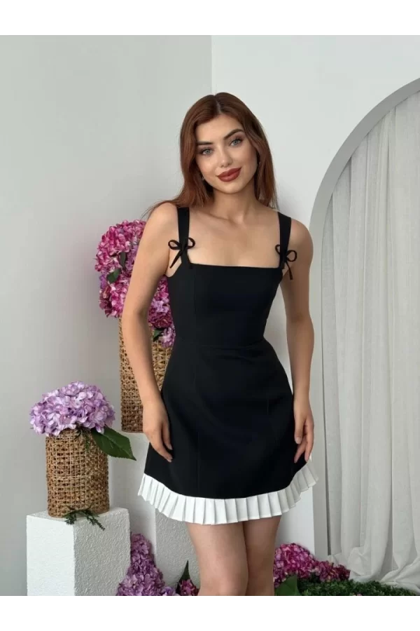 Steel Fiyonk Detay Elbise