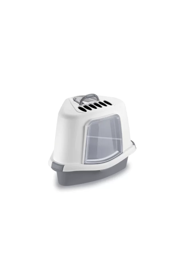 Stefanplast Sprınt Corner Plus Beyaz/gri Kedi Tuvaleti 56x40x40cm