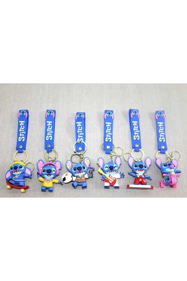 Stitch Silikon Anahtarlık Alk4258