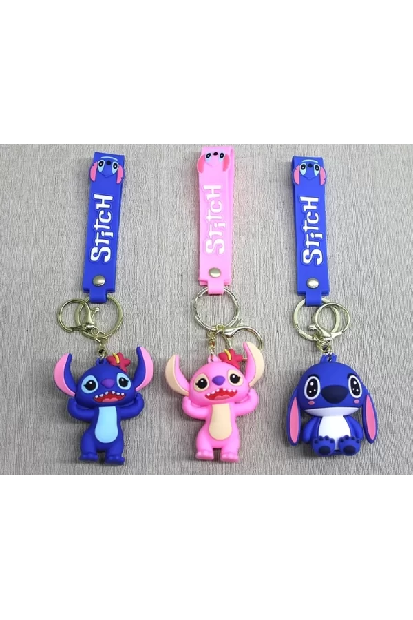 Stitch Silikon Anahtarlık Alk4266