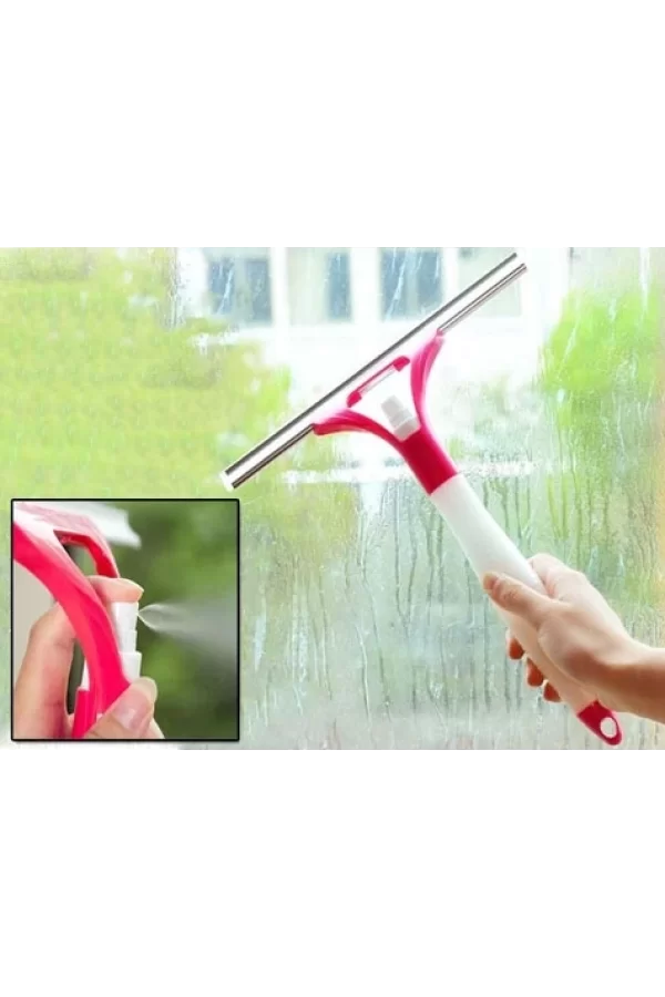 Su Hazneli Ve Spreyli Cam Silme Aparatı