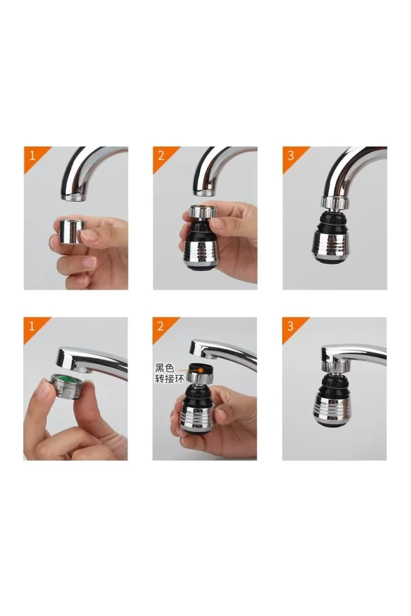 Su Tasarruflu 2 Modlu Musluk Başlığı Kısa