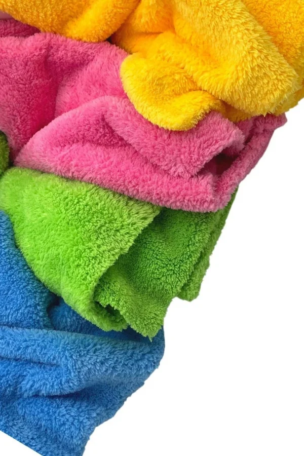 Suff Zambak 3lü Mikrofiber Bez /Oto Kurulama Bezi (40x30cm)