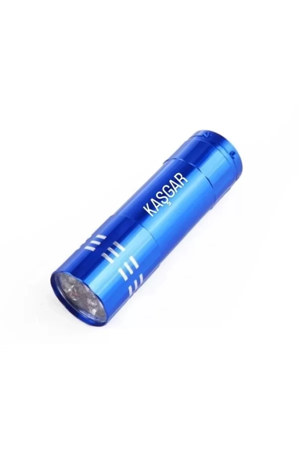 Süper Parlak 9 Ledli Metal Mini El Feneri