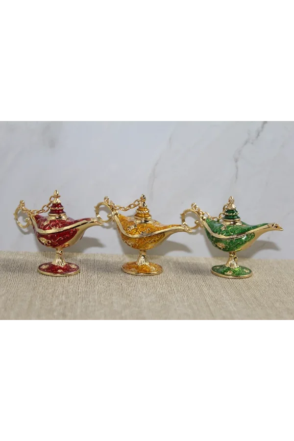 Swarovski Taşlı Minik Figür - Alaaddinin Lambası