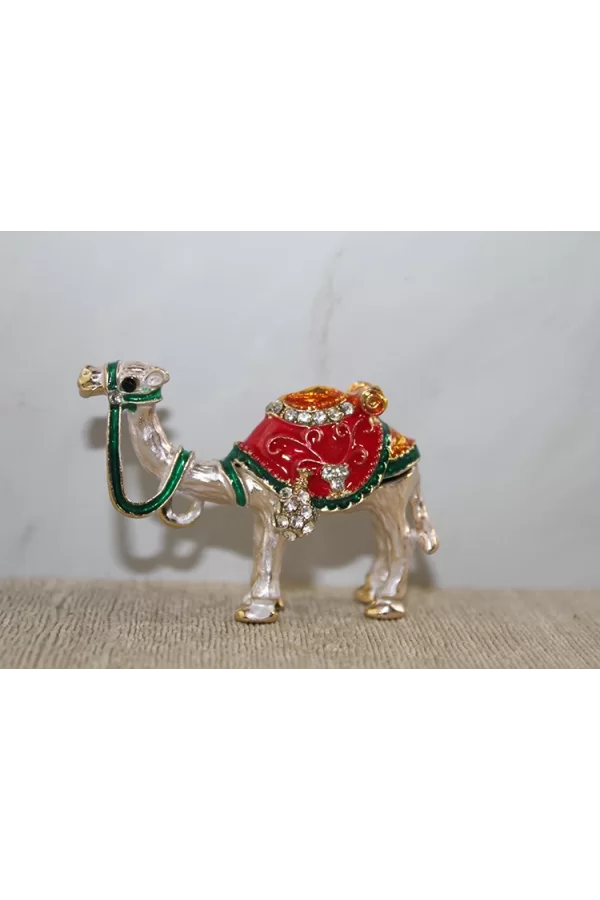 Swarovski Taşlı Minik Figür - Deve Model 2