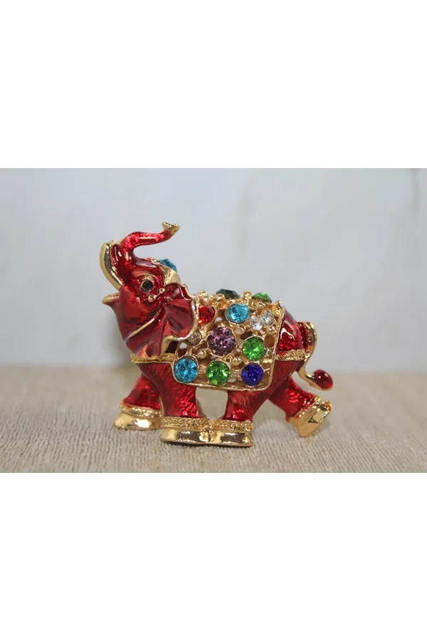 Swarovski Taşlı Minik Figür - Fil