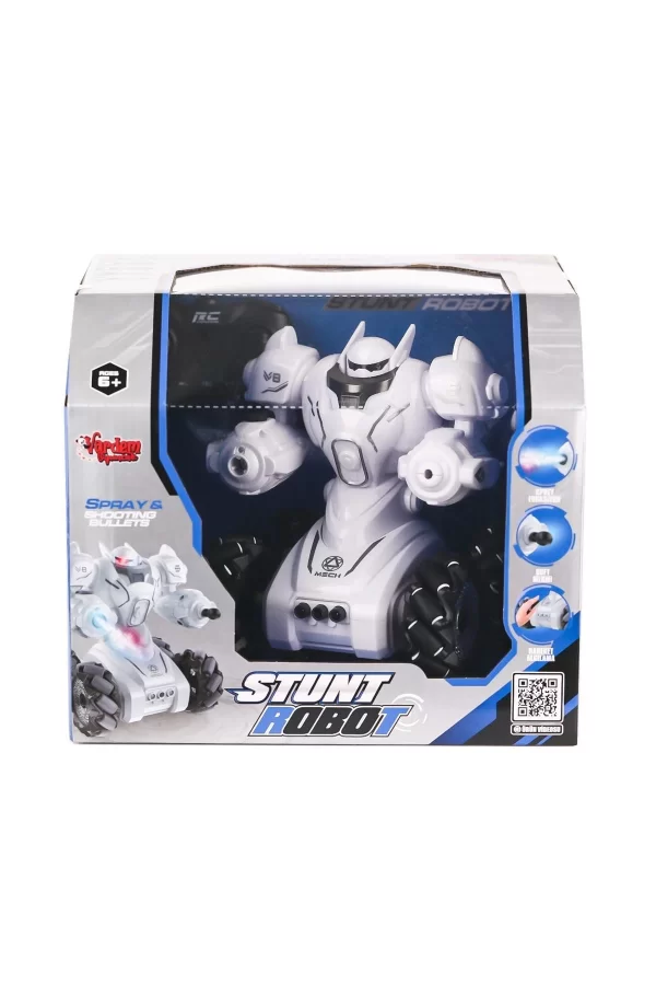 Syr-666-861 Kumandalı Şarjlı Işıklı Roket Ve Buhar Atan Robot Araba -vardem Oyuncak